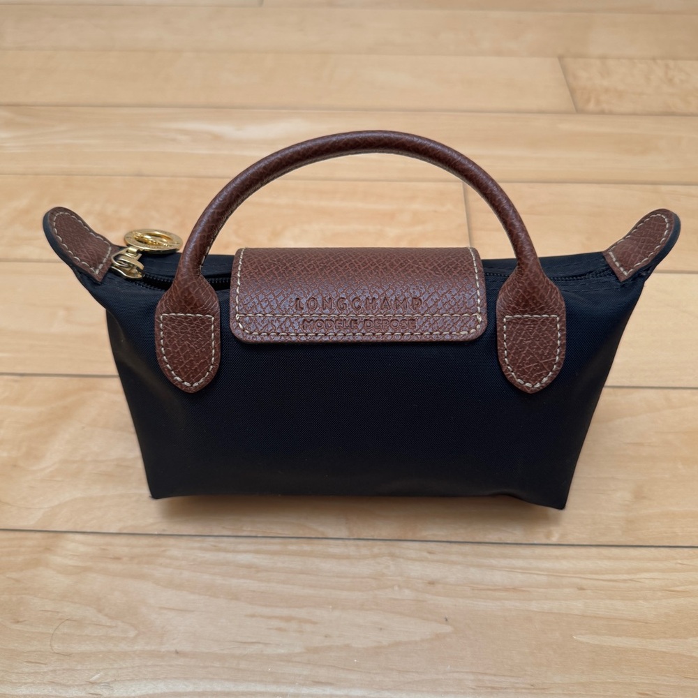 Longchamp Le Pliage Cosmetics Case Black - Picture 8 of 9